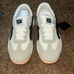 Women’s White and Black Sneakers